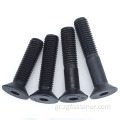 Βαθμός 10.9 Hexagon Socket Countersunk Head Boit Βιδώστε τον άνθρακα χάλυβα έθιμο με μαύρη επεξεργασία επιφάνειας